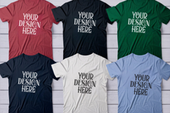 Christmas Family Matching Group Flat Lay T-Shirt Mockups Product Image 1