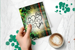 Love and Lucky Handwritten St Patrick’s Day Greeting Card PN Product Image 1