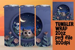 3D Animals Hole in Wall Tumbler Wrap - Funny Product Image 1