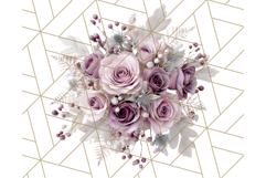 Whimsy Winter Florals Clipart PNG, Christmas Png Clipart Product Image 5