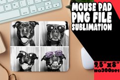 Entertaining Puppy Photo Sublimation Mouse Pad Design for DI Product Image 1