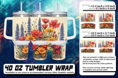 Meadow Oasis 40oz Tumbler Sublimation Product Image 1