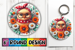 Luminous Ornaments Round Design PNG, Cute Animals Product Image 1
