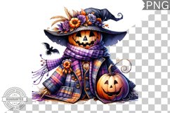 Halloween Scarecrow Sublimation - Clipart PNG Design Product Image 1
