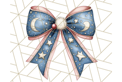 Muted Cozy Christmas Bows PNG Clipart, Winter Holiday Png Product Image 5