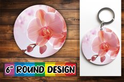 Blossom Burst PNG: Vibrant Spring Sublimation Keychain Product Image 1