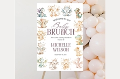 Baby Shower Welcome Sign Template 253 Product Image 1