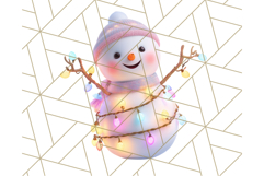 Adorable Snowman Character PNG Clipart Product Image 5