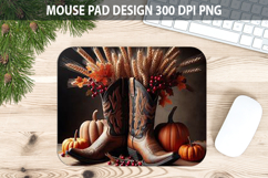 Boots Mouse pad Sublimation - Thanksgiving PNG Design Product Image 1