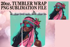 Blissful Melanin Beauty: Summer Tumbler Design Product Image 1