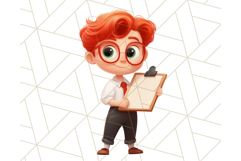 Boy Teacher Clipart PNG, Cute Male Teacher Illustration Product Image 5