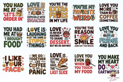 Funny Love Quotes PNG Bundle | 36 Sarcastic &amp; Sweet Designs Product Image 2