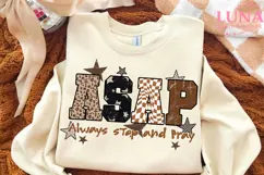ASAP Always Stop and Pray Christian PNG, Religious PNG Product Image 4