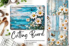 Flower Cutting Board Kitchen Chopping Board Sublimation_53 Product Image 1
