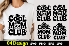 Cool Mom Club SVG PNG Product Image 1
