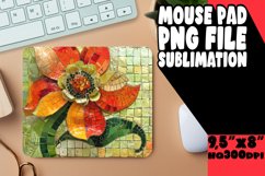 Sparkly Flower Mouse Pad PNG Product Image 1