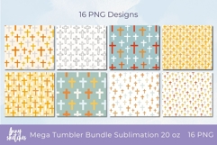 16 Cross Tumbler Sublimation Bundle Christian Tumbler 20 oz Product Image 3