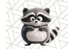 Chunky Kawaii Woodland Critters PNG Clipart, Cute Animals Product Image 5