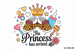 The Princess Has Arrived Svg | Quotes Svg | Svg Cut Files Product Image 1