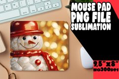 Enchanted Winter 3D Christmas Sublimation Mouse Pads Product Image 1