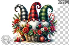 Christmas Gnome Sublimation - Clipart PNG Bundle Product Image 6