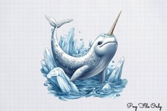 Whales Clipart design PNG Product Image 1