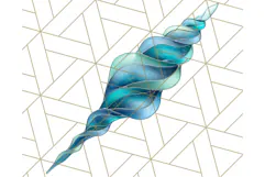 Stained Glass Sea Creatures PNG Clipart, Ocean Fantasy Product Image 5