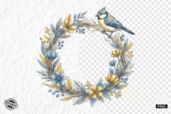 Summer Birds Garden Clipart Product Image 1