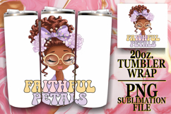 SERENE NIGHTS 20oz TUMBLER WRAP, Praying Woman Product Image 1