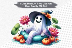 Halloween Ghost - Halloween clipart Sublimation PNG Design Product Image 1