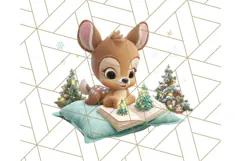 Santa’s Pajama Day Clipart, Cute Christmas Bedtime PNG Product Image 5