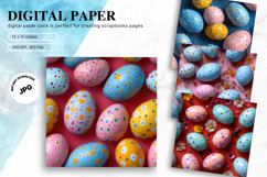 Easter Egg Blank Background Backdrop Wallpaper Wall Art_53 Product Image 1