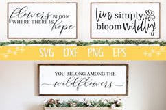 Spring Farmhouse Sign Bundle | Spring Sign Designs Product Image 2