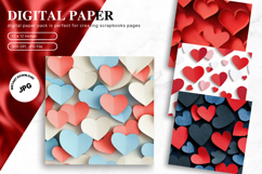 Heart Valentines Background Love Wallpaper Bokeh Backdrop_53 Product Image 1