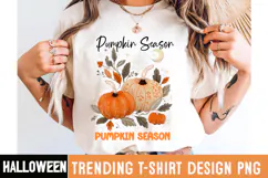 Pumpkin Season Sublimation Design,Pumpkin Season PNG Product Image 3