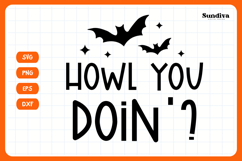 15 Funny Halloween Dog Bandana Quote SVG Bundle V2 Product Image 6