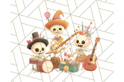 Halloween Neighborhood Clipart PNG for Trick or Treat Product Image 5
