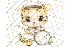 Safari Baby Animal Clipart PNG, Jungle Outfits Baby Animals Product Image 5