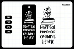 Dark Romance Bookmark Saying SVG | Normal Romance? Product Image 3