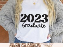 2023 Graduate SVG, Graduation SVG, Highschool SVG Product Image 8