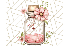 Cottagecore Apothecary PNG Clipart, Rustic Potions &amp; Herbs Product Image 5
