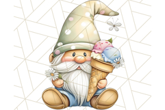 Summer Garden Gnomes Clipart PNG, Summer Country Gnomes Png Product Image 5