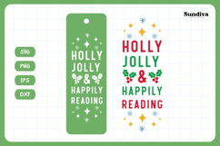 30 Christmas Bookmark Sayings SVG For Book Lovers Bundle Product Image 7