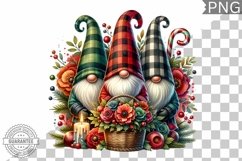 Christmas Gnome Sublimation - Clipart PNG Bundle Product Image 4