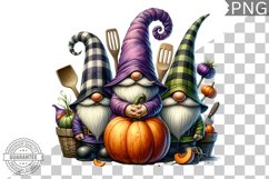 Halloween Kitchen Gnome Sublimation - Clipart PNG Design Product Image 1