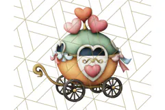 Royal Carriage & Princess Vehicle PNG Clipart for Fairytales Product Image 5