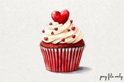 Red Valentines Day Clipart PNG Product Image 1