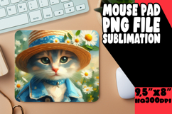 Timeless mouse PAD PNG Magic, Cute Cat Product Image 1