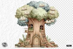 Summer Books Tree Clipart Product Image 1