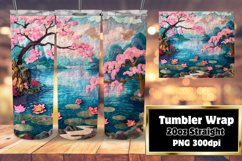 Brilliant 3D Summer Wrap Sublimation Tumblers Product Image 1